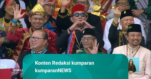 Ridwan Kamil Pakai Baju Adat Betawi saat Upacara di IKN: Siap Maju